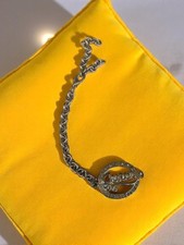 Bracelet Vintage Guess en métal argenté - Style rétro pour collectionneurs