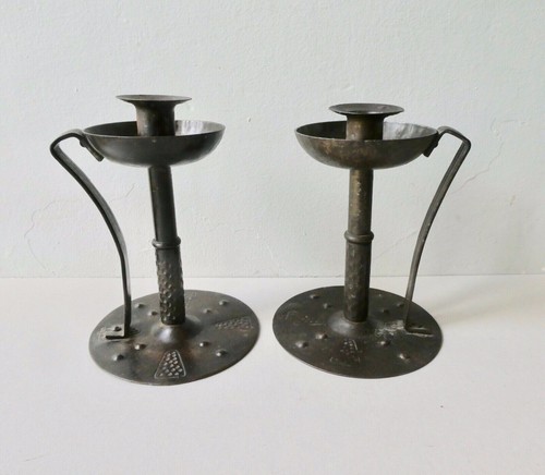 Paire bougeoirs art - paire,