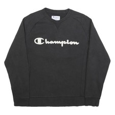 CHAMPION Homme Noir Sweatshirt