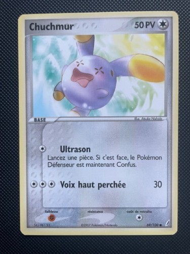 Carte pokémon chuchmur - pokémon, 69/100