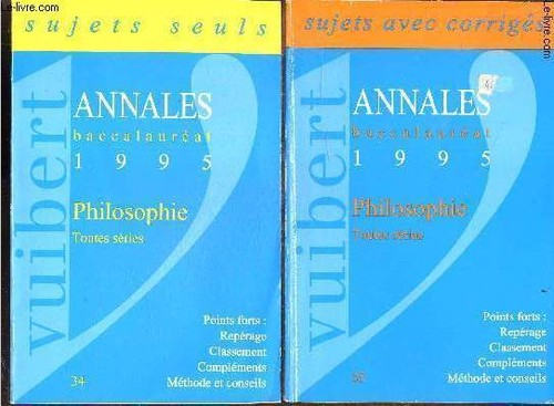 Annales baccalaureat 1995