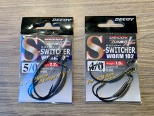 DECOY / HAMEÇONS TEXANS / SSWITCHER / WORM 102 / 2 BLISTERS / TAILLES 4/0 ET 2/0