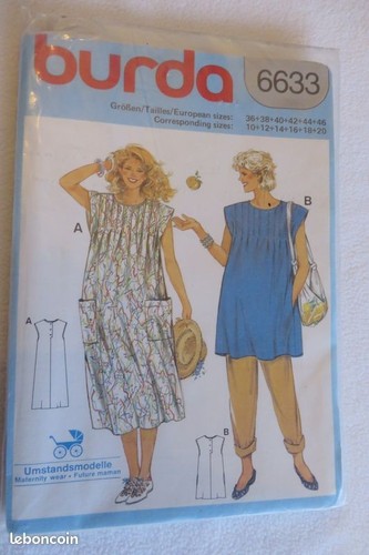Patron couture burda - burda, robe