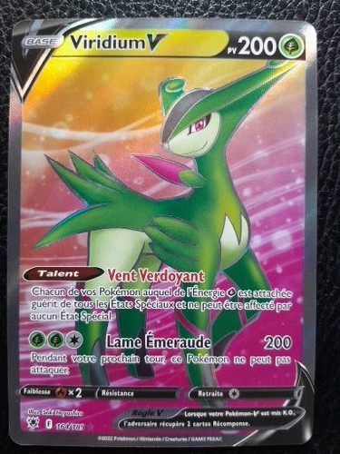 Carte pokémon viridium - pokémon,