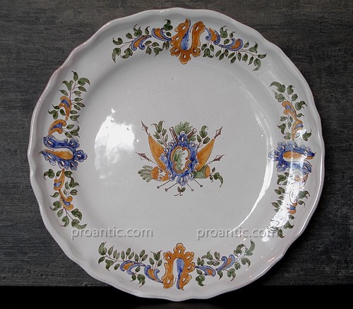 Assiette aux drapeaux fontenoy - aux,