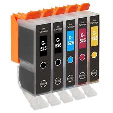 5 Cartouches d'encre (Set) pour Canon PIXMA iP4850 MG5200 MG5350 MG8150 MX715