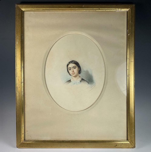 Antique french portrait - antique,