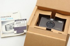 Double Dents 【Exc+5 en Boîte】 Contax T3 Noir 35mm Point & Shoot Film Camera...