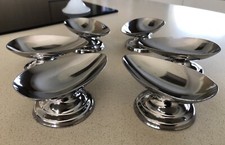 Lot de 6 coupelles en inox ou métal argenté avocats, sauces