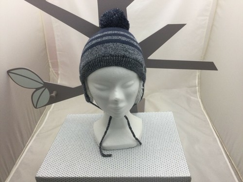 Obaibi bonnet bleu rayé