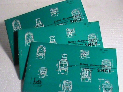 Lot livrets fiches loco - lot, 3
