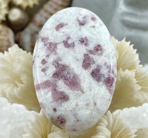 Cabochon quartz tourmaline - quartz,