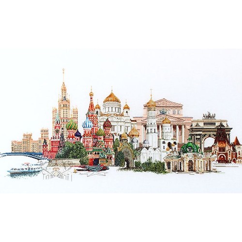 Kit point croix moscou - ,
