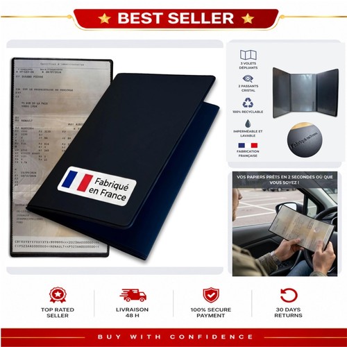 Porte carte grise voiture - porte,