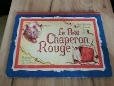 Bd Ancienne Illustrations En Relief de Grolleron Le Petit Chaperon Rouge  Lucos