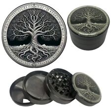 Grinder Métal 50/63mm Broyeur Résistant Poli Haute Qualité Motif Arbre Design