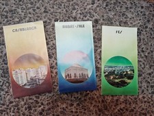 1970/1980 Lot 3 Brochures touristiques VACANCES Maroc dépliant guide Tourisme 