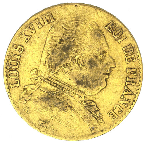 Louis xviii francs 1814 - xviii-20,