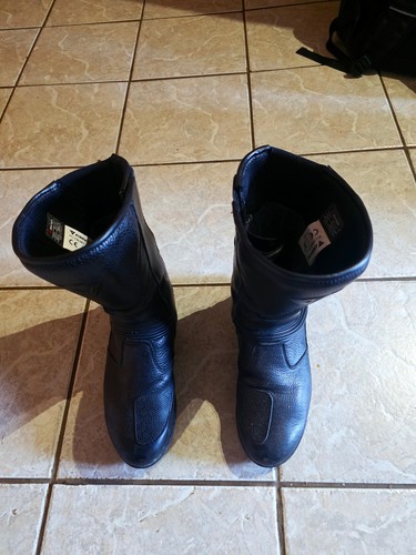 Bottes moto imperméables - , cuir