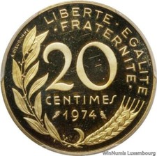 V3835 Rare TOP POP 20 Centimes