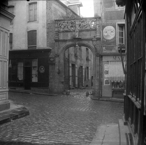 Dinan 1900 grand négatif - dinan,