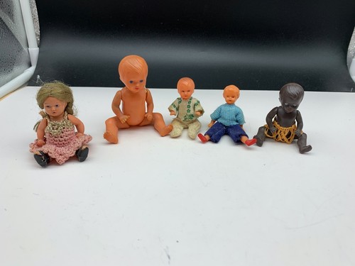 Lot poupées celluloïd 5 - lot, de