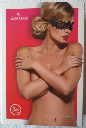 Masque dentelle noir - noir, a701