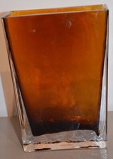 Vase Scandinave Vintage par Nuutajärvi  Finlande Couleur Or