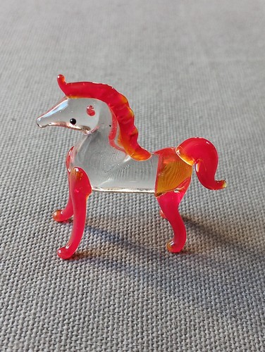 Petit cheval verre de - petit,