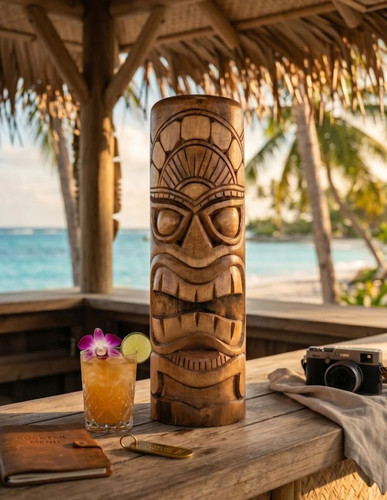 Grand totem statue tiki - tiki, ku