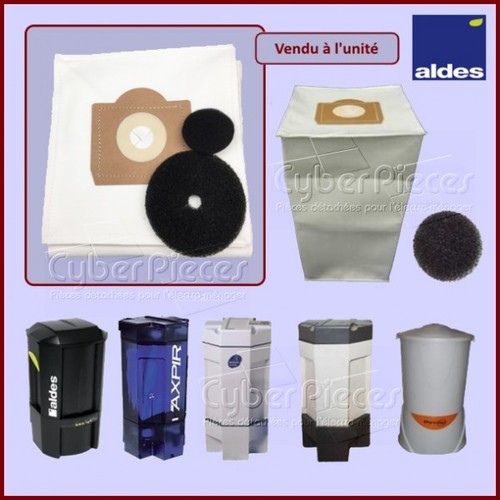 Sac aspirateur litres aldes - litres,