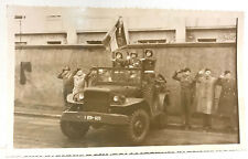 Ancienne Photo Cpa militaire jeep willys hotchkiss (BELFORT)