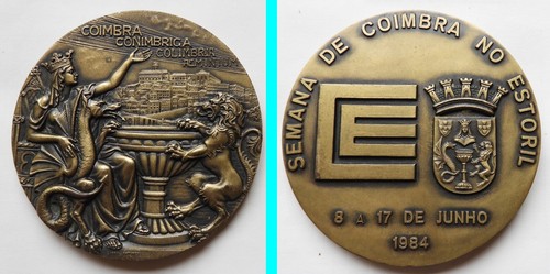 Medalha cabral antunes 1984 - medalha,