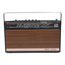 Ancien Itt Schaub Lorenz Radio Portable, Golf Europe Automatique 103, Défectueux