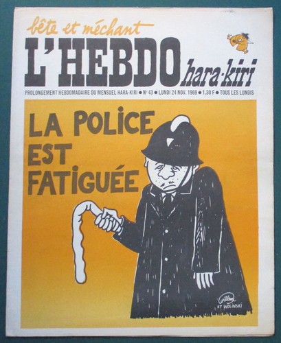 Hara kiri hebdo 24 - hebdo, 43