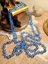 Collier perles cristal de