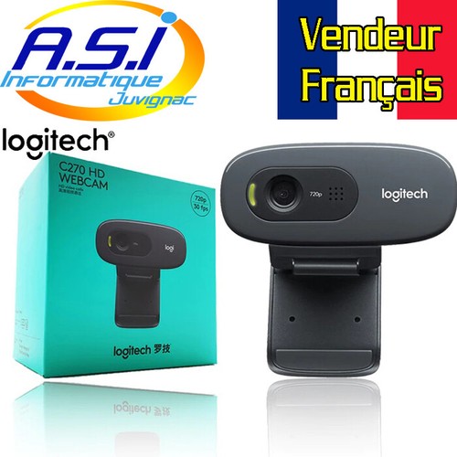 Webcam logitech c270d 720p - webcam,