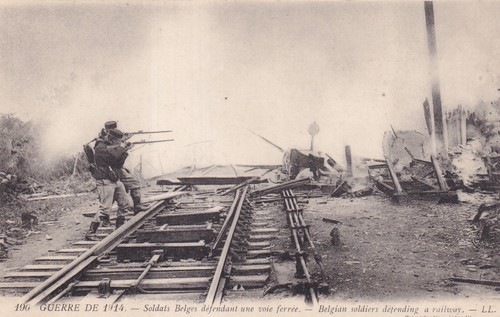 Carte postale postcard - , guerre