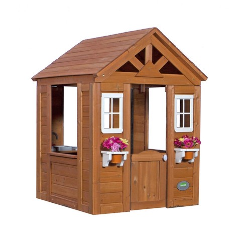 Cabane bois enfant maison - en,