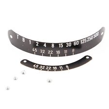 Échelles obturateur Copal 0 / Shutter aperture scales SK Super Angulon 75mm f8