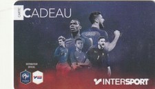 CARTE CADEAU  GIFT CARD  " INTERSPORT "  (France) (vide)