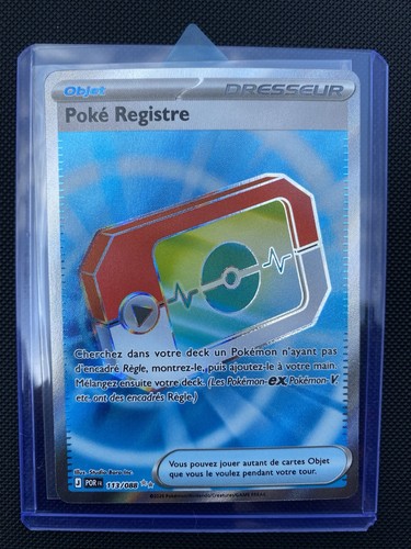 Carte pokémon poké - carte, registre