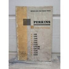 Perkins Moteur diesel Serie Travaux Publics 1965 - Manuel Livret Entretien