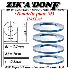 Rondelle plate M3 INOX A2