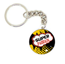 Porte clé badge BD SUPER