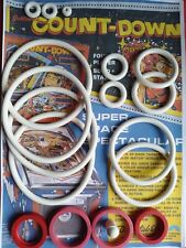 FLIPPER.GOTTLIEB-COUNT DOWN.KIT ELASTIQUE(caoutchouc,joint)  pinball RUBBER KIT