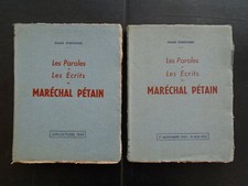 PETAIN Maréchal "Les Paroles