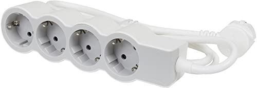 Multiprise blanche 3x2p e - 3x2p,