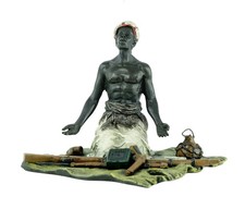 Sculpture d'un Arabe avec