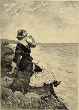 Demoiselle Falaise GRAVURE Eau